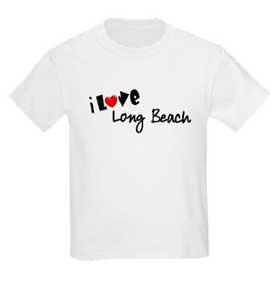 i love long beach t-shirt